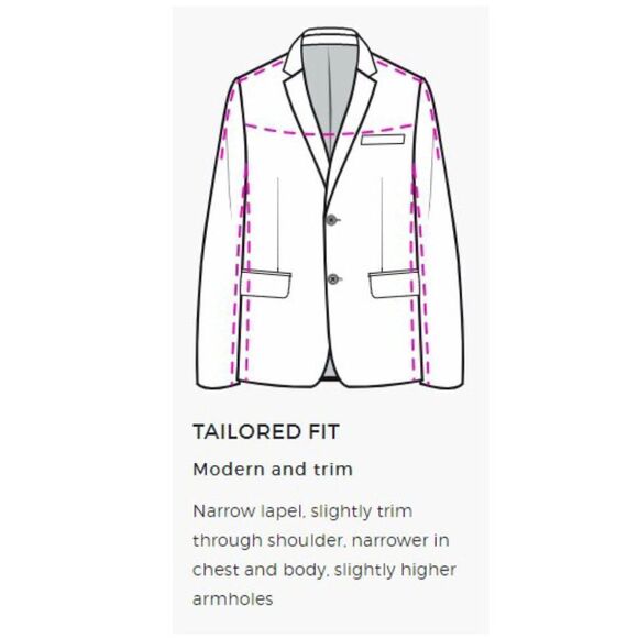 46R JOS A BANK Tailored Fit Satin Lapel Dinner Jacket Blazer C070556‎ - Picture 7 of 10